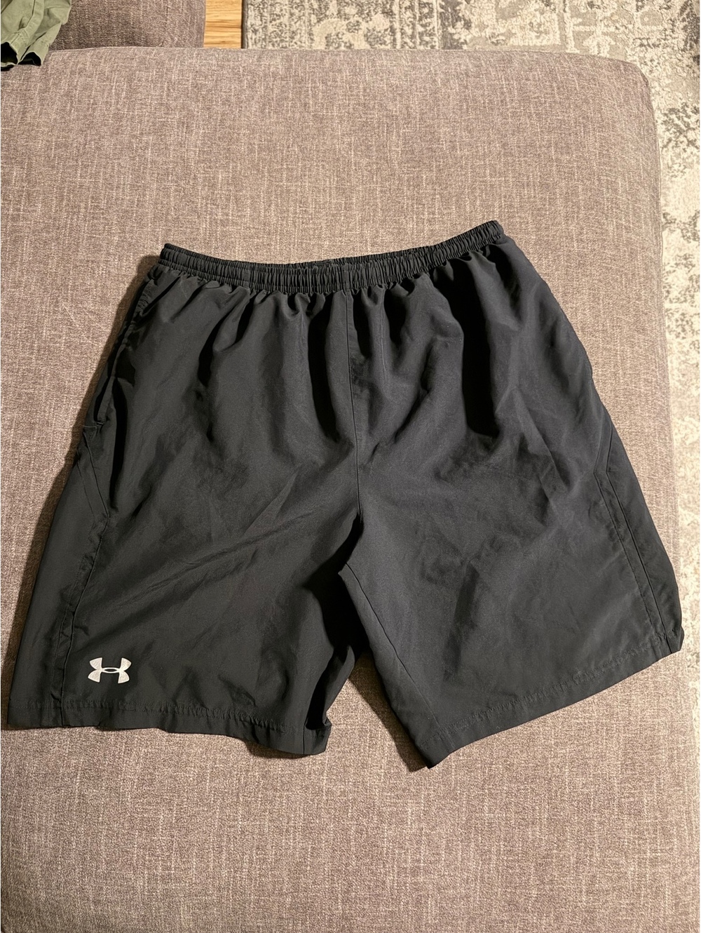 Under Armour black athletic shorts